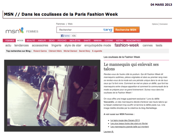 Dans les coulisses de la Paris Fashion Week