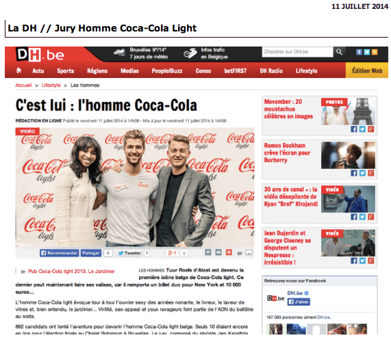 Fashion Blog in Belgium-Jury Homme Coca-Cola Light