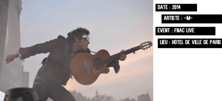 M-Matthieu Chedid-Fnac Live juillet 2014-Paris