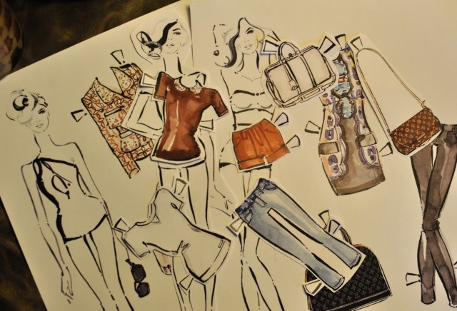 Louis Vuitton Paper Dolls