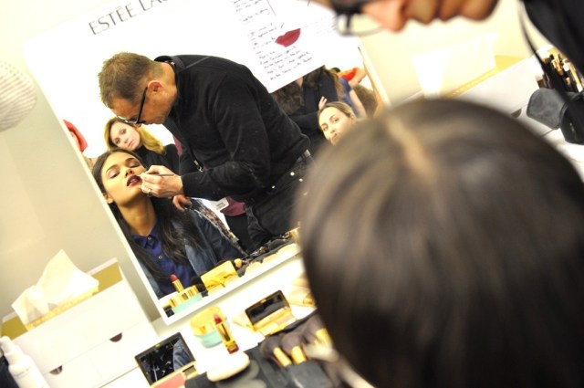 Anthony Vaccerello FW13-Tom Pecheux pour Estée Lauder Backstage 5