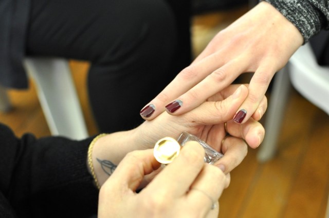 Anthony Vaccerello FW13-Tom Pecheux pour Estée Lauder Backstage 9