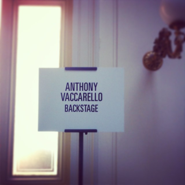 Anthony Vaccerello FW13-Tom Pecheux pour Estée Lauder Backstage