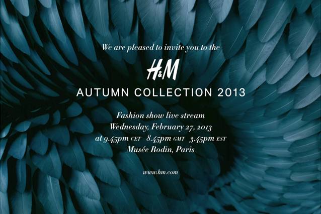 H&M fashion show at Paris Fashion Week