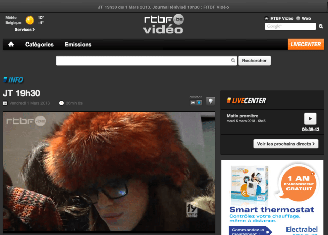 JT RTBF-Défilé H&M Paris Fashion Week