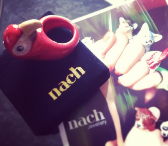 Nach Jewellery-Bague perroquet