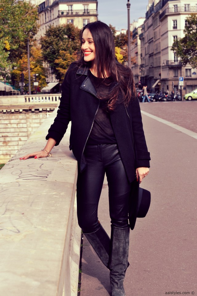 Jennyfer-Manteau col perfecto noir 1