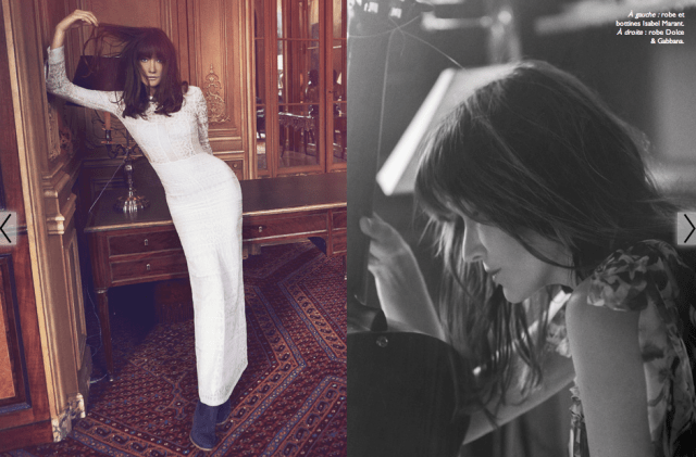 Carla Bruni Sarkozy pour Net-A-Porter 2