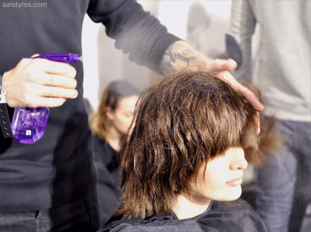 Vaccarello Fall-Winter 2014 2015-Backstage Estee Lauder 14