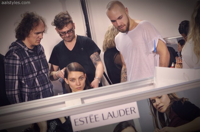 Vaccarello Fall-Winter 2014 2015-Backstage Estee Lauder 18
