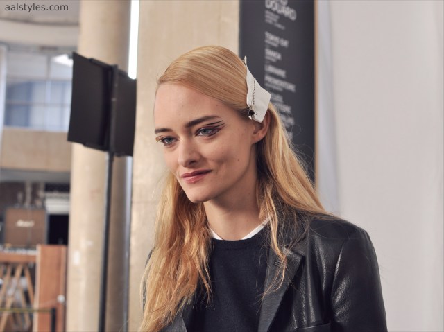 Vaccarello Fall-Winter 2014 2015-Backstage Estee Lauder 20