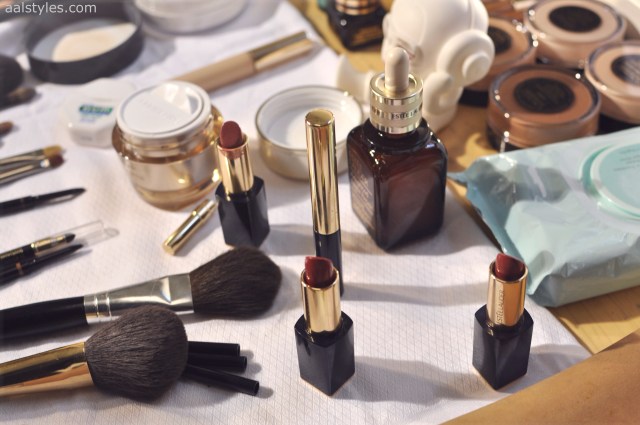 Vaccarello Fall-Winter 2014 2015-Backstage Estee Lauder 7