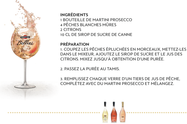 Recette Bellini by Martini-Cocktail