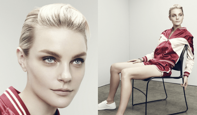 Marc by Marc Jacobs' claret satin bomber jacket-2