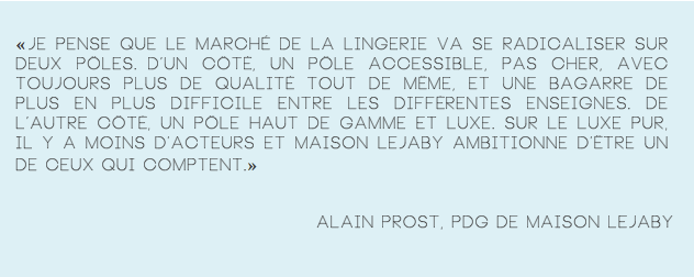 Alain Prost-PDG de Maison Lejaby-130 ans-Lido
