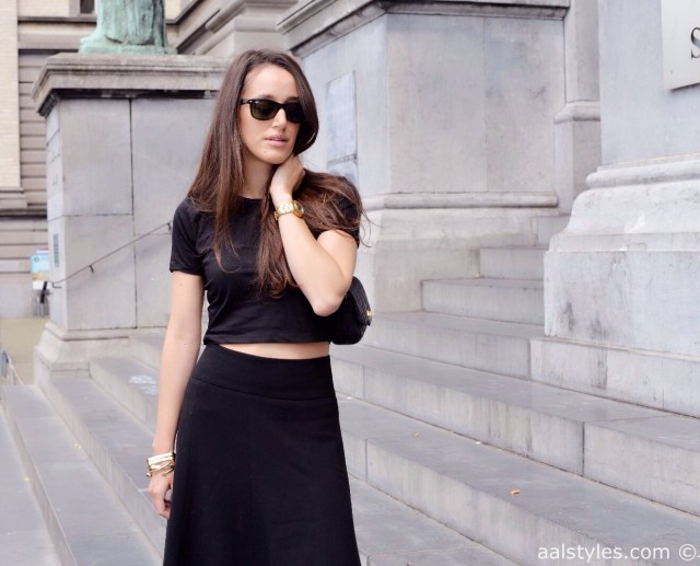 Crop top & midi skirt-3