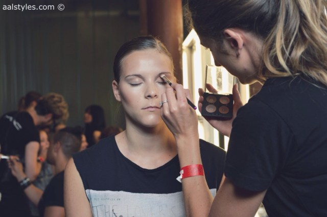 MAC Cosmetics make-up artists and backstage-2