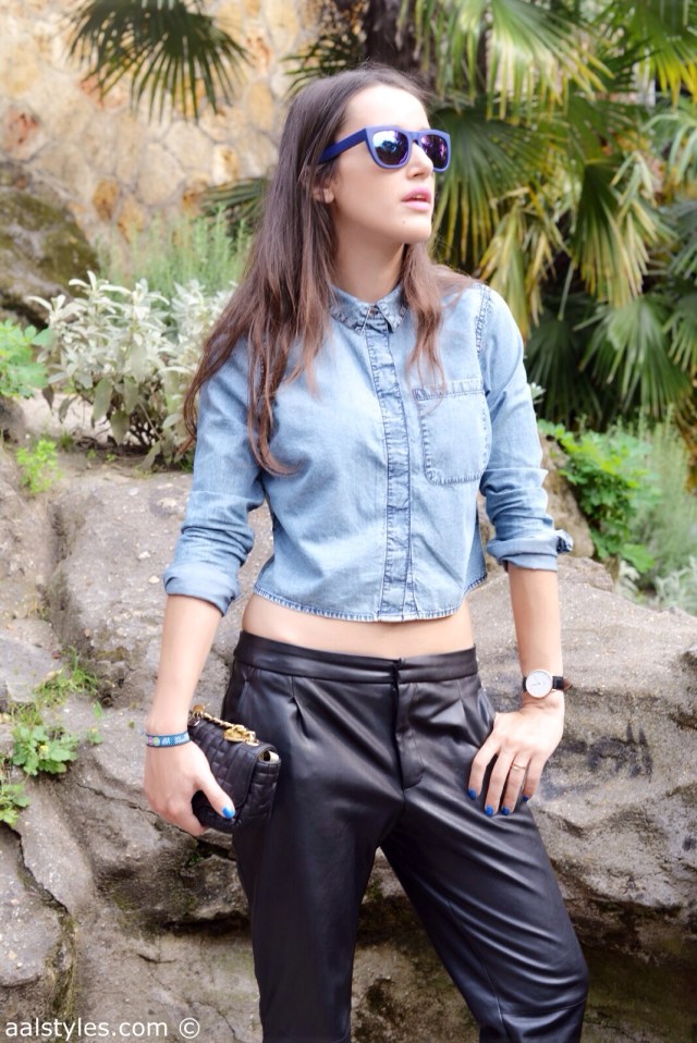 Casa Bacardi-8-C&A-Cropped denim shirt