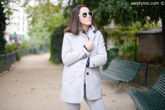 Manteau gris C&A-4