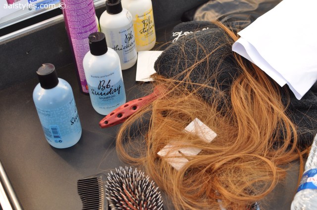 Maxime Simoëns-SS15-Backstage-.Thickening Hairspray