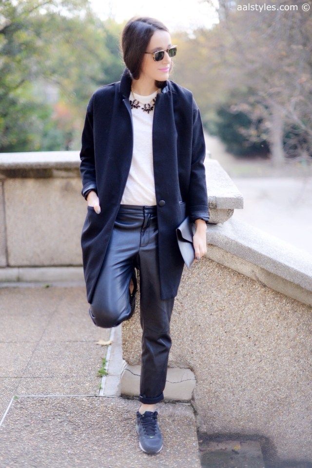 Boyfriend Coat-Black-2