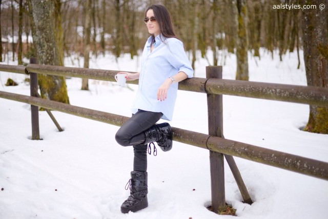 Après-ski Moon Boot noires vernies Queen Zalando-2