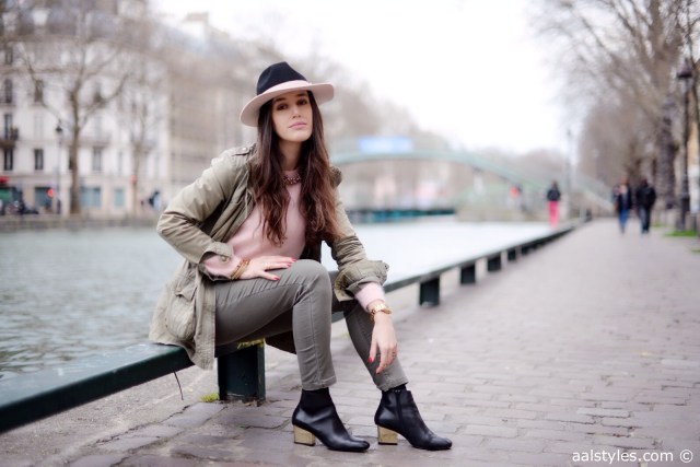 Rose poudre et kaki-Calzedonia-5