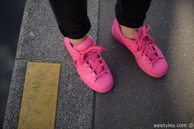 Pharrell x Adidas Superstar Supercolor-Semi Solar Pink-Fashion Blog-2