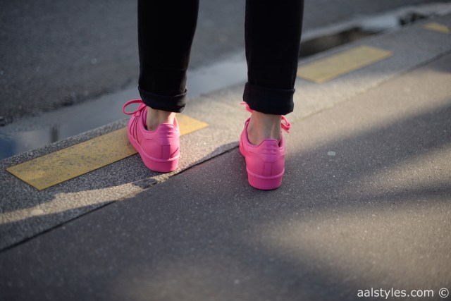 Pharrell x Adidas Superstar Supercolor-Semi Solar Pink-Fashion Blog-5