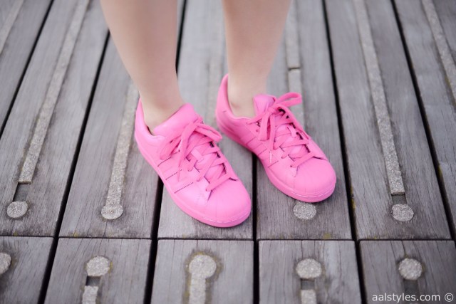 Pharrell x Adidas Superstar Supercolor-Semi Solar Pink-Fashion Blog-6