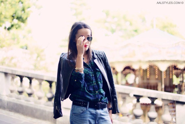 Chemise carreaux x boyfriend jeans-9