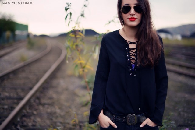 Blouse lacée-Blogueuse mode-Belgique-2