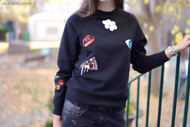 Jeans troué avec bas résille-3