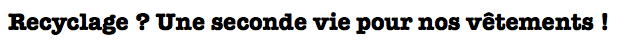 H&M-World Recycle Week-2016-Titre